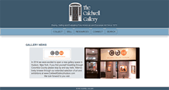 Desktop Screenshot of caldwellgallery.com